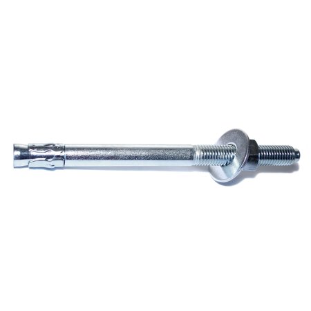MIDWEST FASTENER Wedge Anchor, 3/4" Dia., 10" L, Steel Zinc Plated, 10 PK 07473